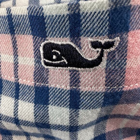 Vineyard Vines Performance Mens Plaid Slim Fit Tucker Shirt Size Large - Picture 6 of 13